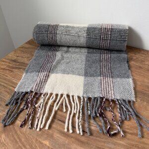 Il Moro Firenze - Made in Italy Plaid Wool/Cashmere Scarf